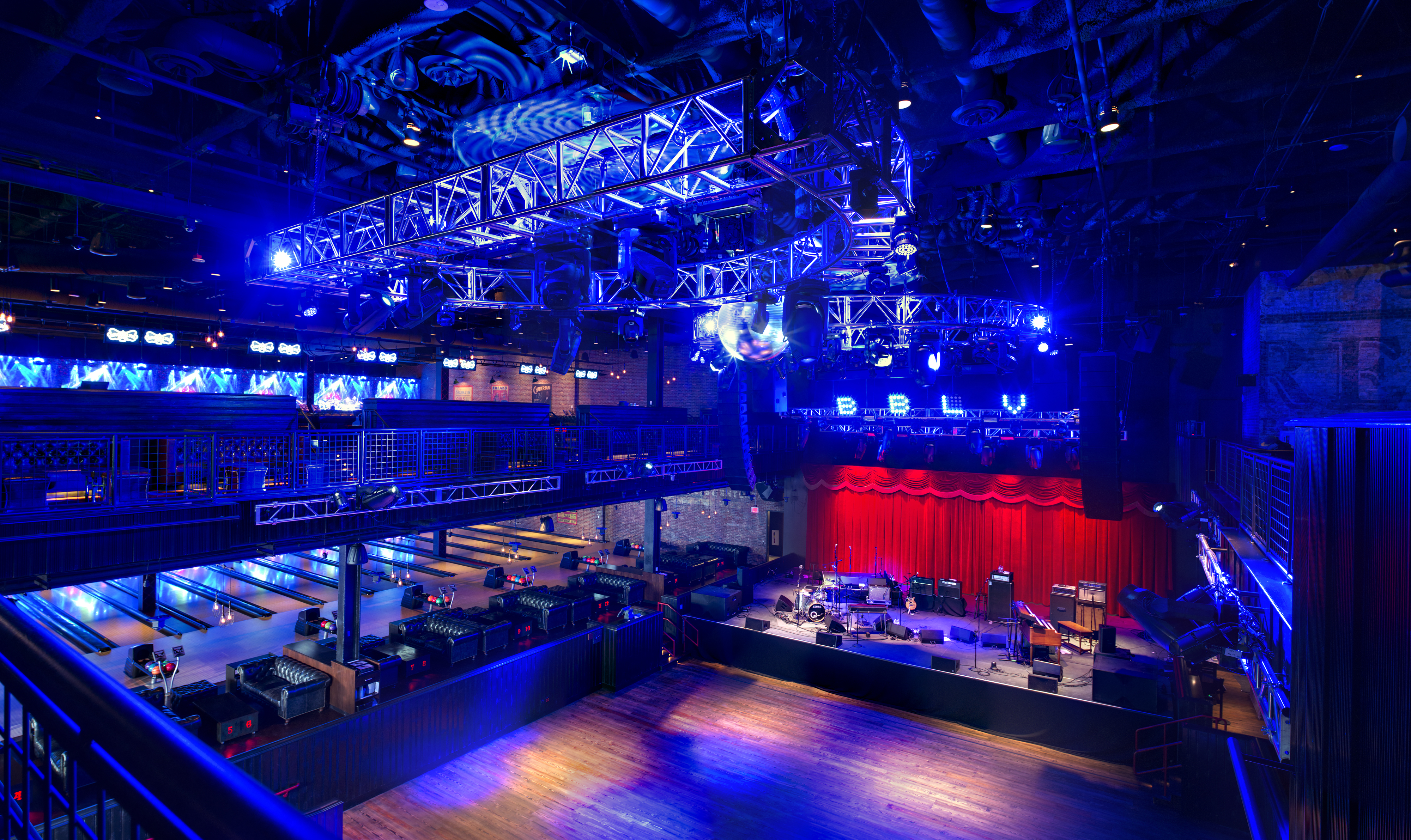 Brooklyn Bowl Interior