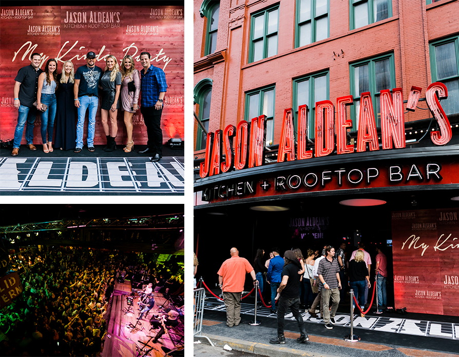 Jason Aldean Opening Collage