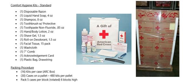 American Red Cross Kits Disaster Relief