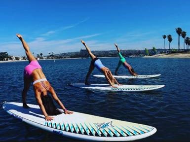 Paddle Board Yoga